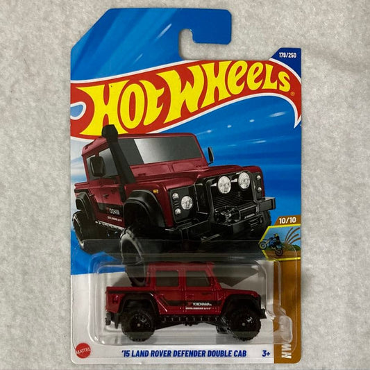 Original Hot Wheels Land Rover Defender Double Cab Red Model